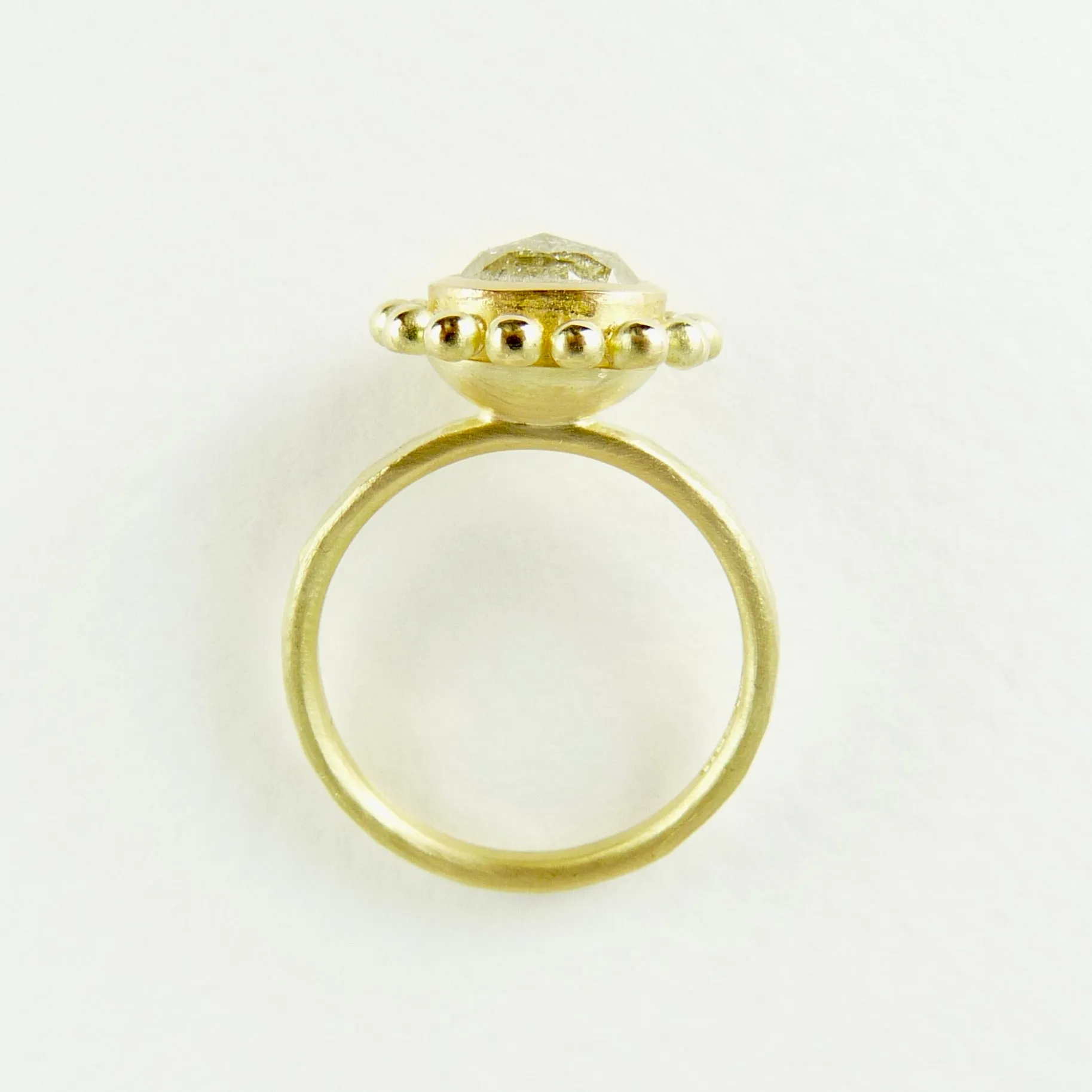 Yellow Diamond Courtesan Ring